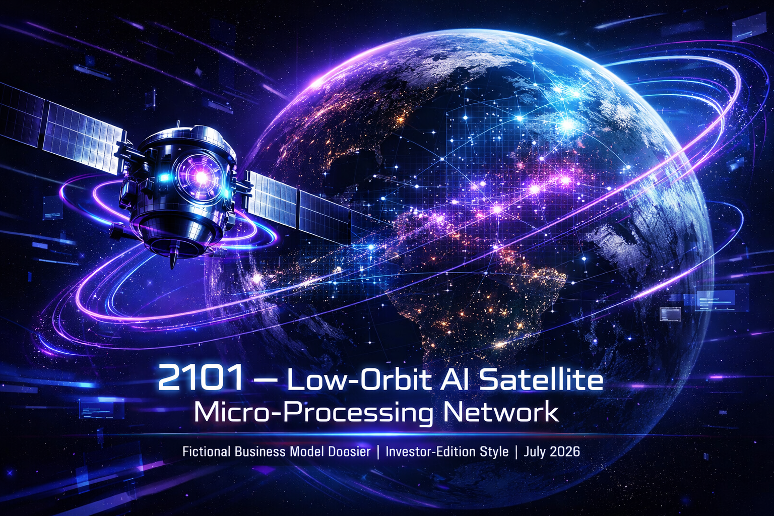 Sample Buisiness Plan Low-Orbit AI Satellite Micro-Processing Network Created by BizModelFlow.com July 2026